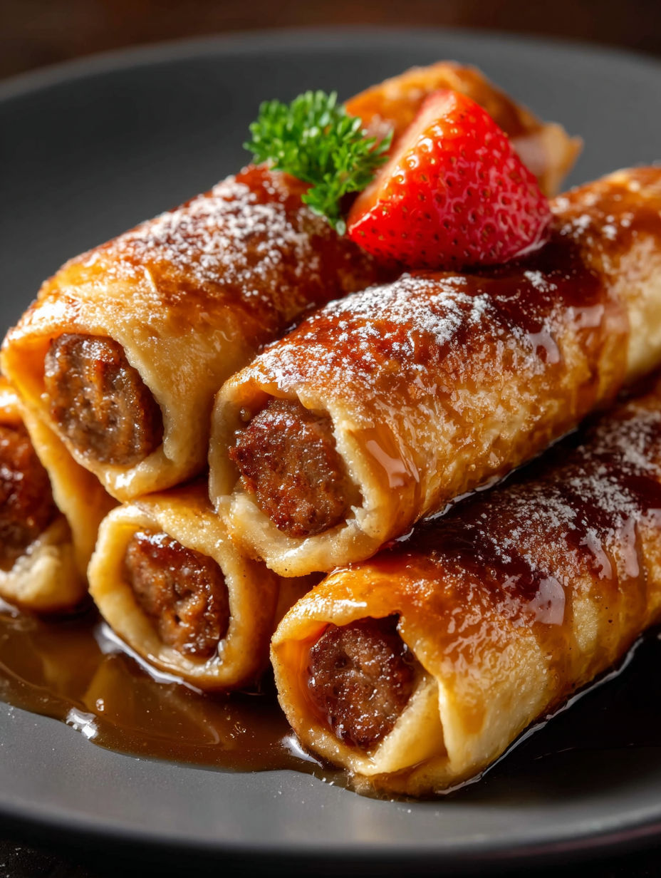 Un plato delicioso de pasteles con fresas.