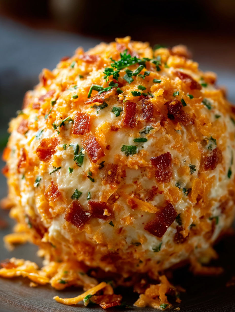 Un plato delicioso con tocino y queso