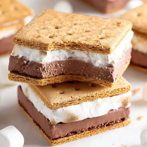 Una delicia helada de s'mores congelados.