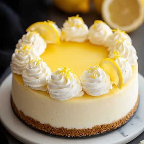 Un trozo de pastel de limón con una rodaja amarilla encima.