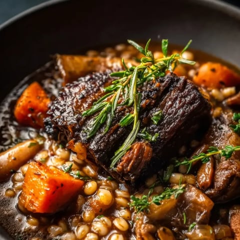 Un cocido con cebollas y especias servido en bol.