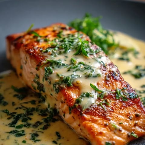 Una ensalada con salmón, decorada con cebolla.