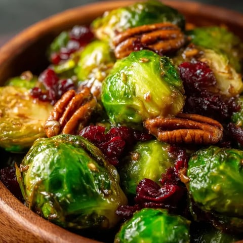 Un bol de madera con Rosenkohl, nueces y frutos rojos.