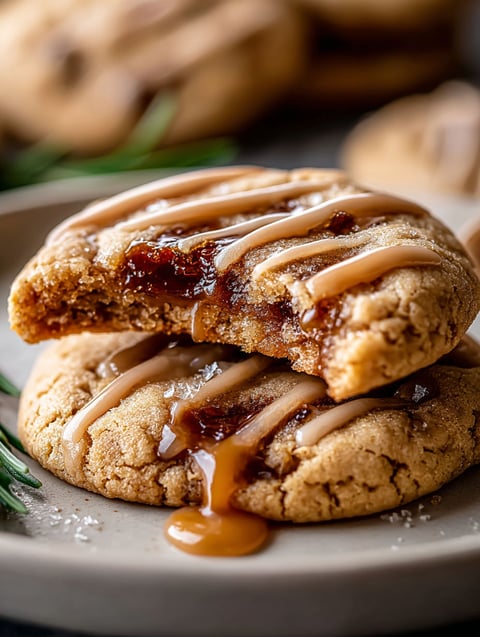 Galletas de azúcar moreno con maple y glaseado