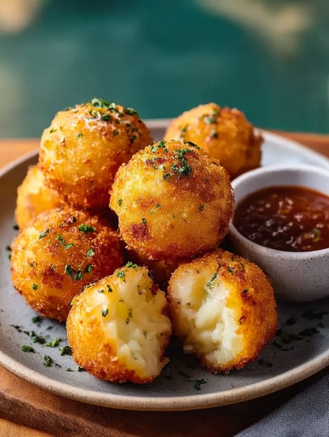 Un plato con comida deliciosa.